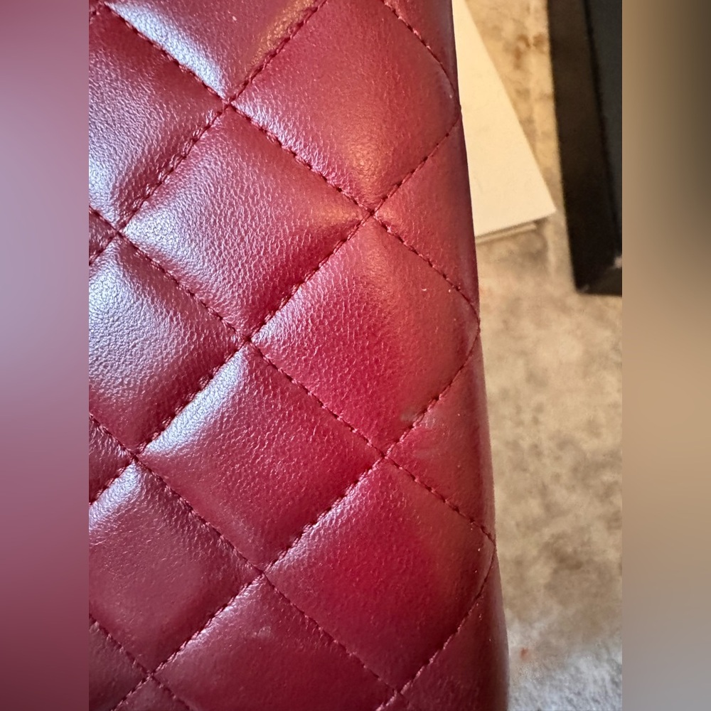 Chanel - Red Lambskin Long Wallet - Picture 9 of 14